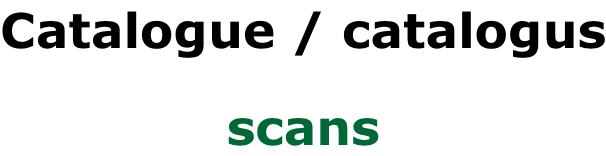Catalogue / catalogus  scans